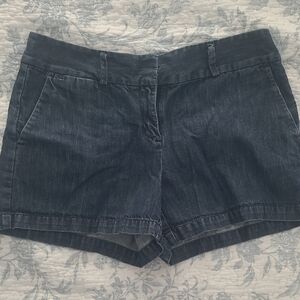 LOFT Blue Jean Shorts Timeless Cutoff Design